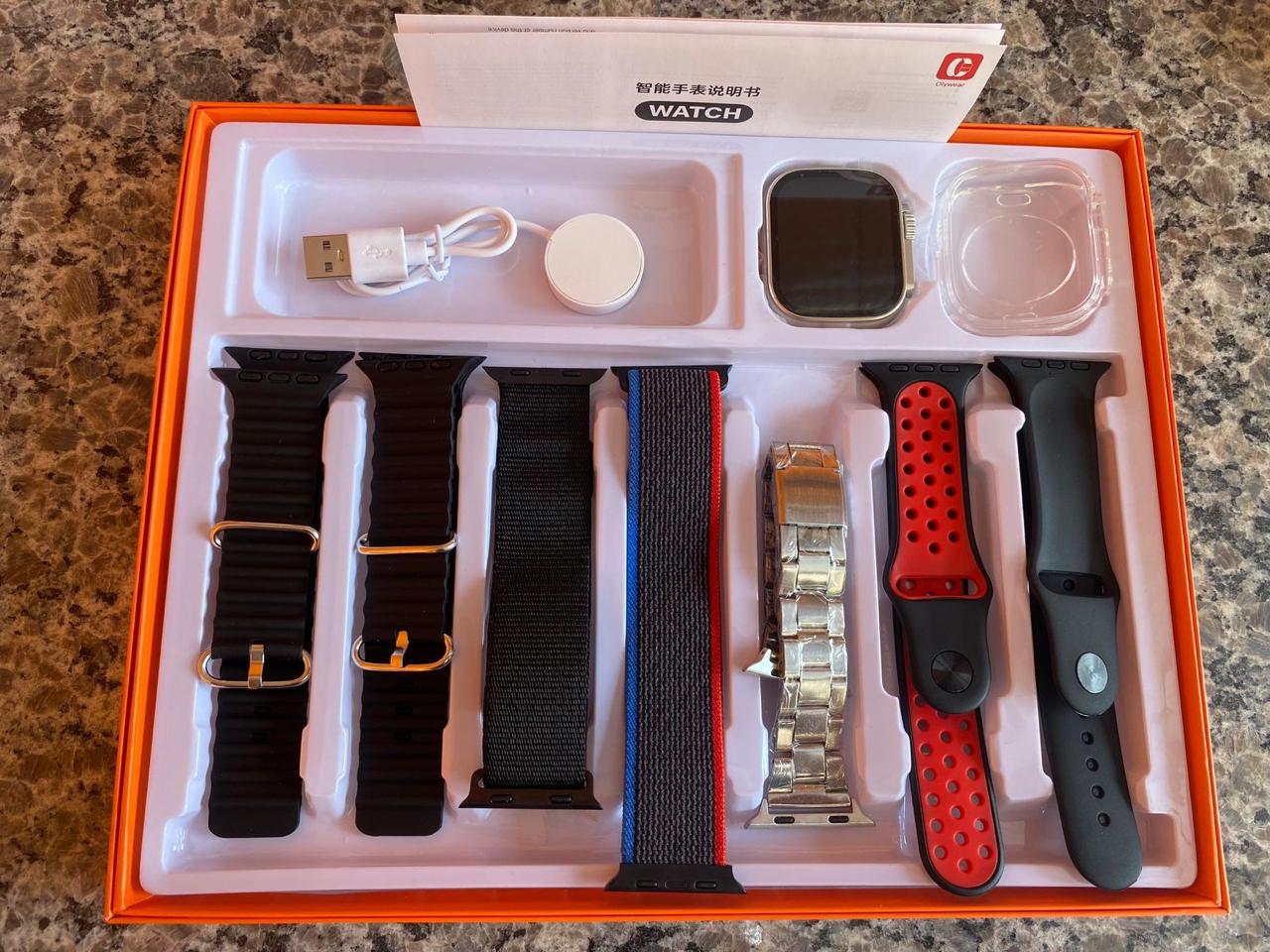 SMARWATCH S9 ULTRA PRO CON 7 MALLAS!!