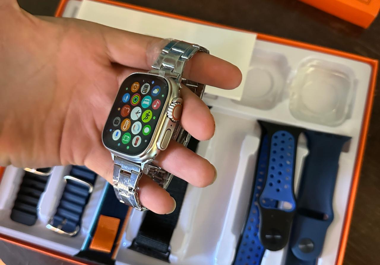 SMARWATCH S9 ULTRA PRO CON 7 MALLAS!!