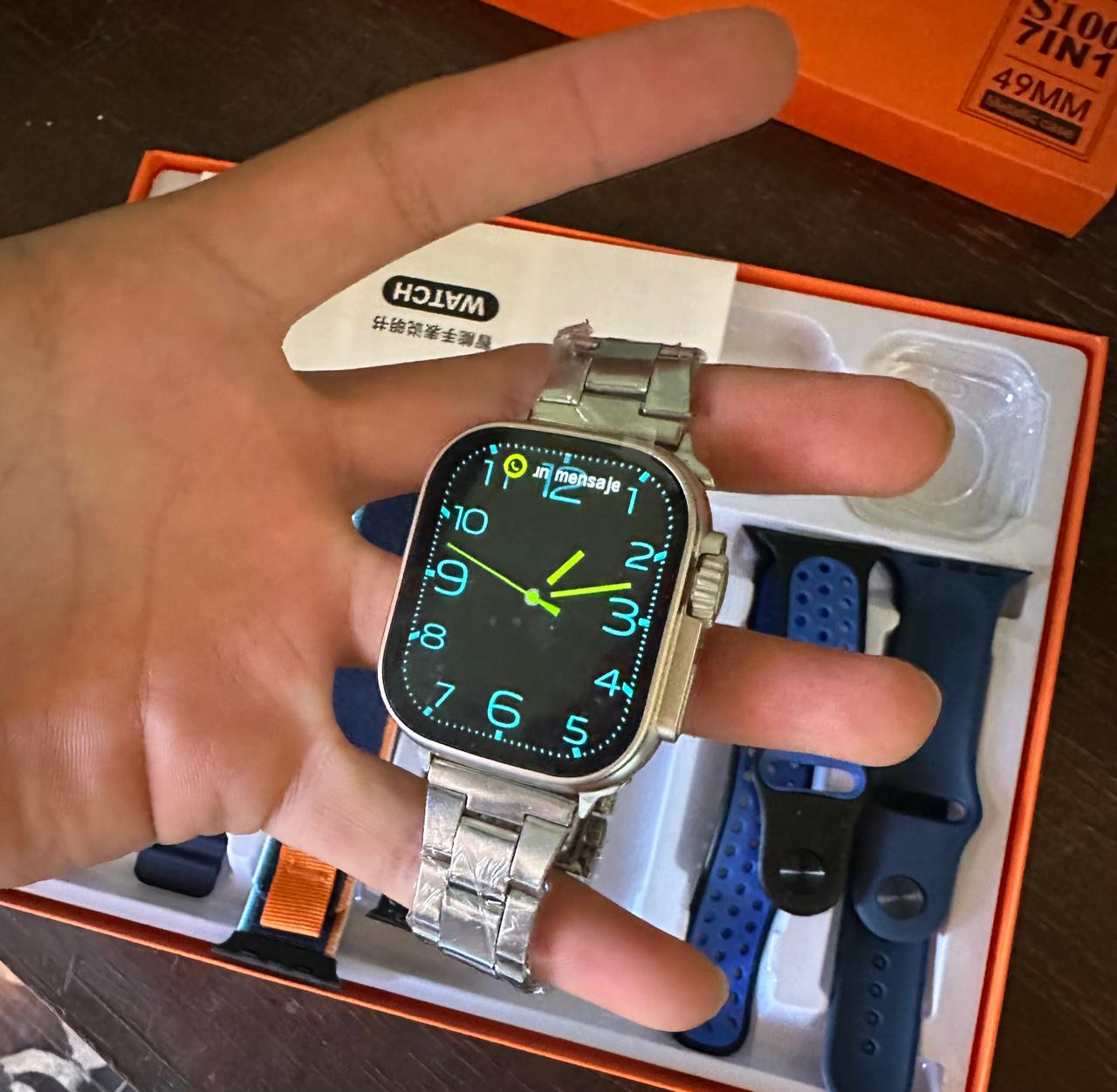 SMARWATCH S9 ULTRA PRO CON 7 MALLAS!!